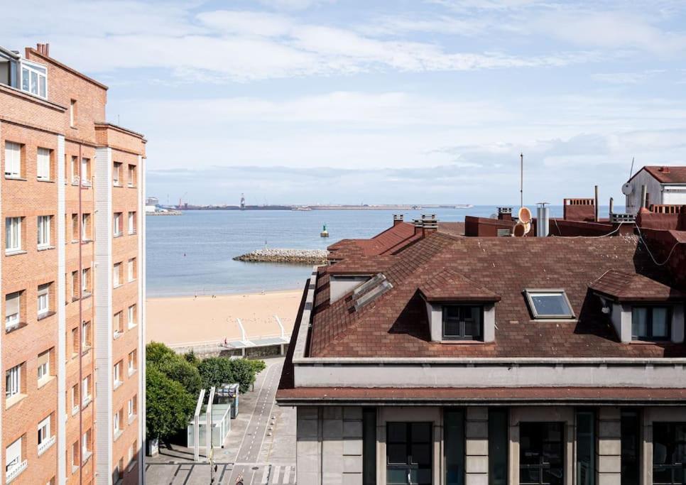 Myhousespain - Moderno Piso Frente Al Mar Gijón Eksteriør billede