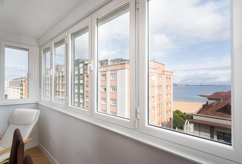 Myhousespain - Moderno Piso Frente Al Mar Gijón Eksteriør billede